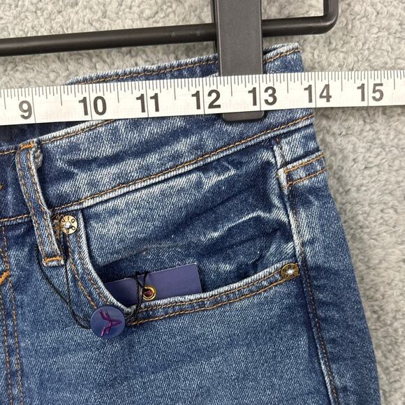 Vigoss Women’s Friday Tapered Girlfriend Jeans Medium Wash Size 27 NWT - Picture 3 of 9